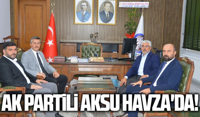 AK Parti Milletvekili Aksu, Havza'da temaslarda bulundu