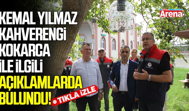 Kemal Yılmaz, kahverengi kokarca ile ilgili açıklamlarda bulundu!