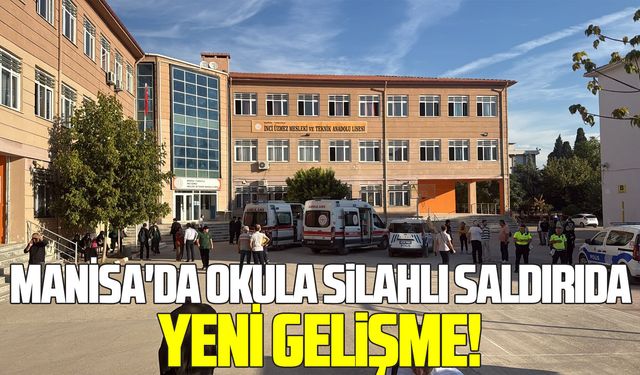 Manisa'da lise önünde silahlı saldırıda yeni gelişme!
