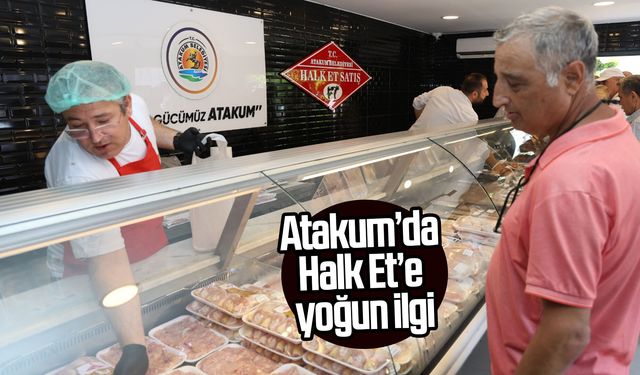 Atakum’da Halk Et’e yoğun ilgi