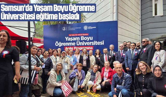 Samsun'da Yaşam Boyu Öğrenme Üniversitesi eğitime başladı