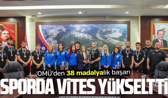 Ondokuz Mayıs Üniversitesi'nden 38 madalyalık gurur
