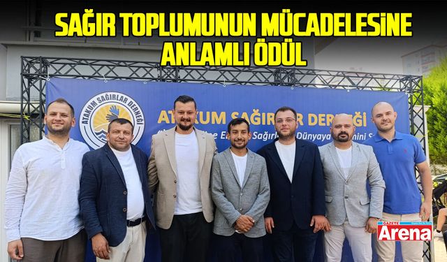 Samsun’da sağır toplumunun mücadelesine anlamlı ödül