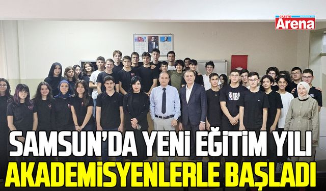 Samsun’da yeni eğitim yılı akademisyenlerle başladı