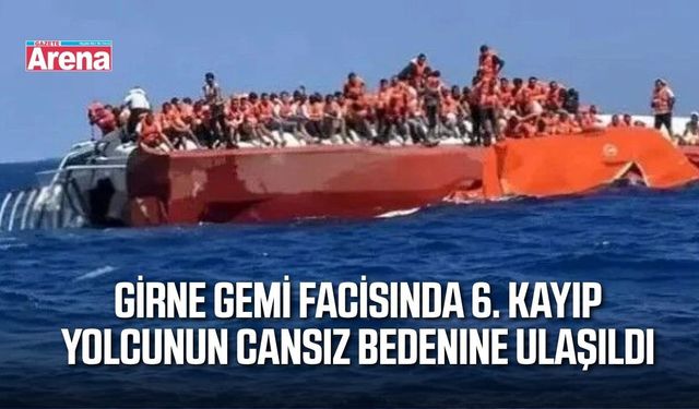 Girne Açıklarında Batan Gemiden 6. Naaşa Ulaşıldı