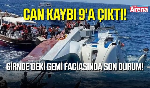Girne'deki gemi faciasında can kaybı 9'a yükseldi