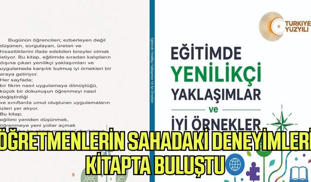 Öğretmenlerin deneyimleri kitapta buluştu