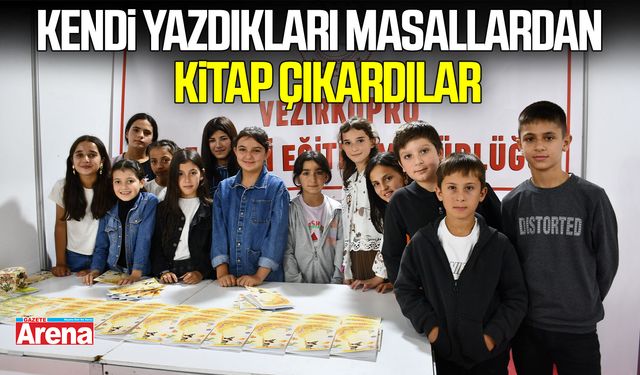 Samsun’da öğrenciler kendi yazdıkları masallarla kitap çıkardı