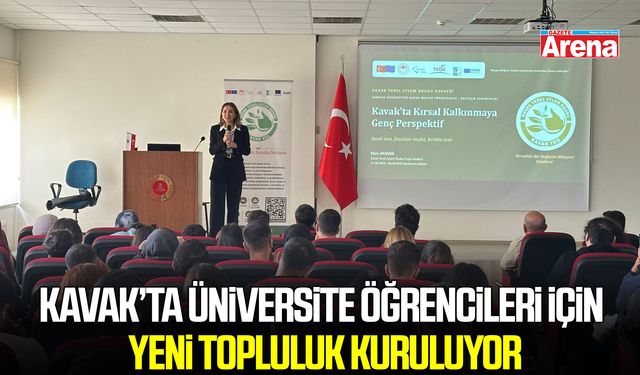 Kavak’ta üniversite öğrencileri için yeni topluluk kuruluyor