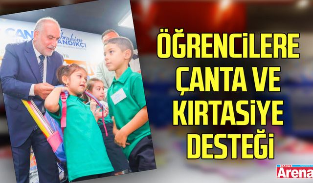 Canik Belediyesi’nden öğrencilere çanta ve kırtasiye desteği