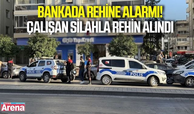İzmir’de bankada rehin alarmı! Özel harekat sevk edildi