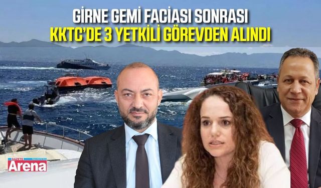 KKTC’de gemi faciası sonrası 3 yetkili görevden alındı