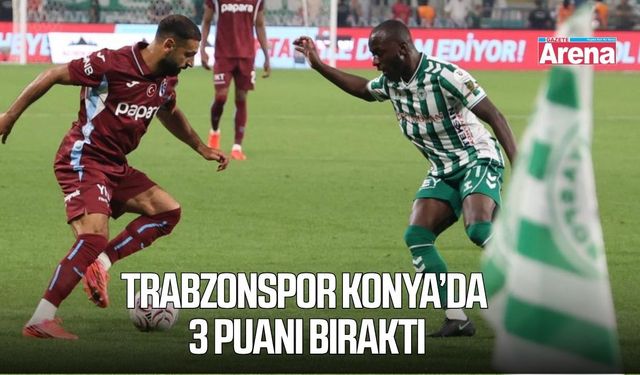 Konyaspor sahasında Trabzonspor’u mağlup etti
