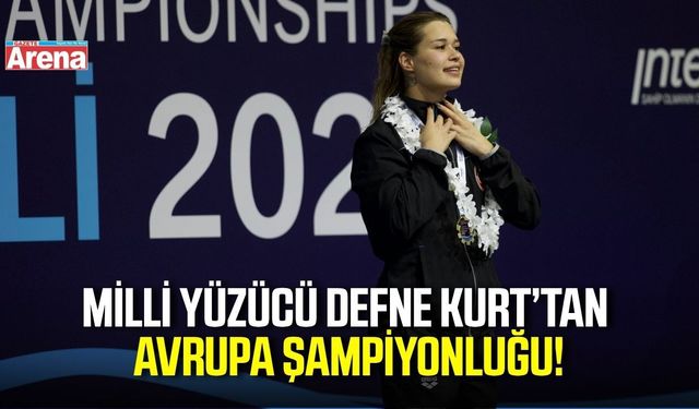 Milli para yüzücü Defne Kurt, Avrupa şampiyonu oldu