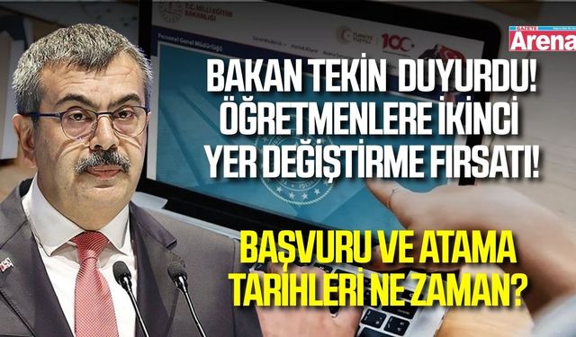 Öğretmenlere ikinci iller arası yer değiştirme hakkı! Başvuru ve atama tarihleri ne zaman?