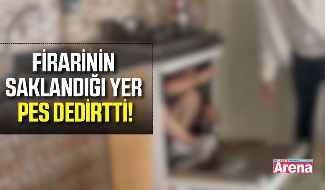 Polisi bile şaşırtan saklanma yöntemi! 31 yıllık hükümlü böyle yakalandı