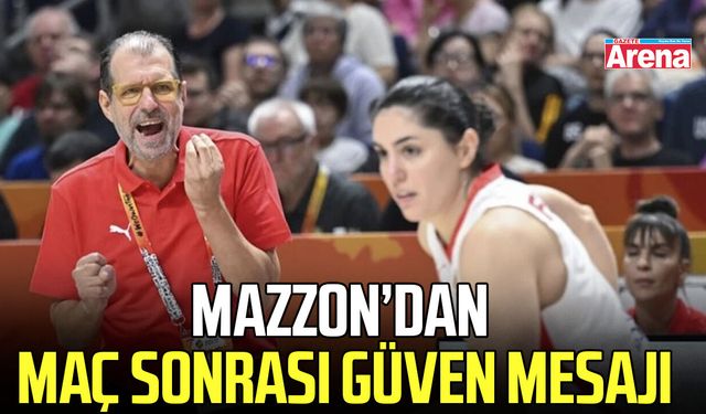 Mazzon’dan maç sonrası güven mesajı