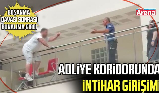 Samsun adliyesi’nde intihar girişimi!