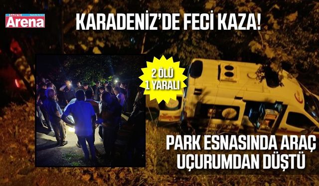 Rize’de park sırasında facia! 2 kişi öldü