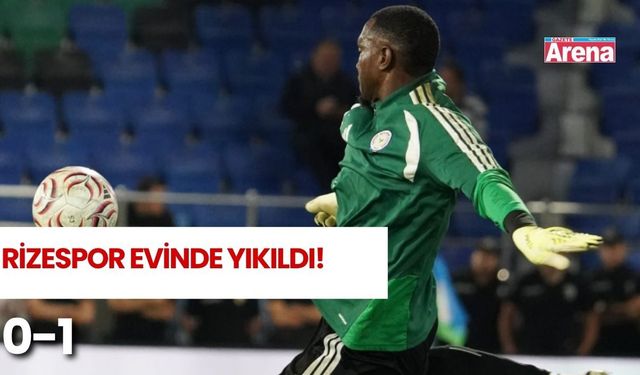 Çaykur Rizespor-Alanyaspor maç sonucu: 0-1