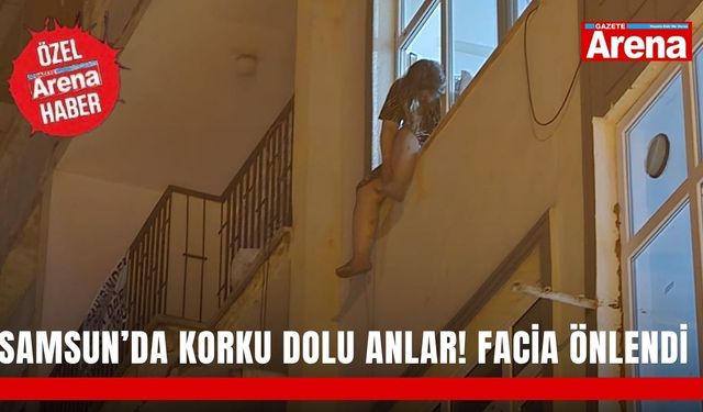 Samsun’da korku dolu anlar! Facia önlendi