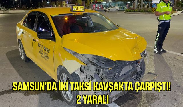 Samsun'da korkutan kaza! 2 yaralı