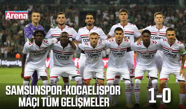 Samsunspor-Kocaelispor maçı tüm gelişmeler