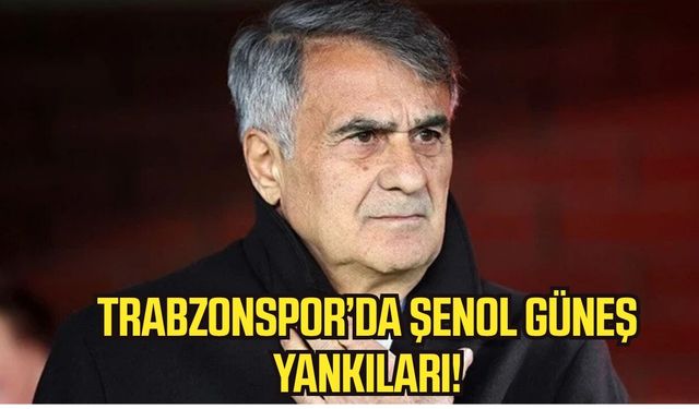 Trabzonspor’da Şenol Güneş için sürpriz formül!