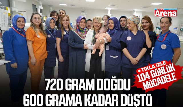 Bahar Bebek 104 günlük mücadeleyi kazandı