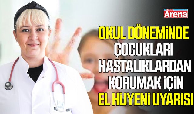 Samsun’da çocuklara el hijyeni uyarısı