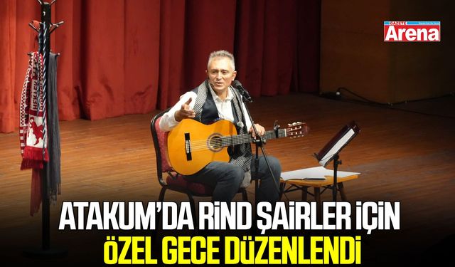 Atakum’da rind şairler için özel gece düzenlendi