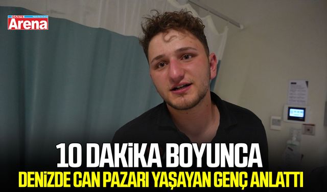 Samsun’da 10 dakika boyunca can pazarı yaşayan genç anlattı