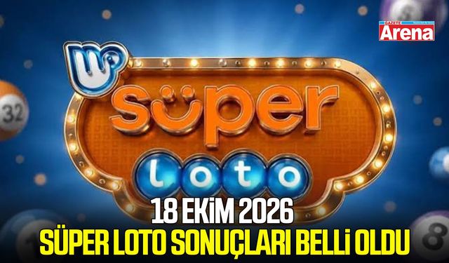 18 Ekim 2026 Süper Loto sonuçları açıklandı! İşte kazandıran numaralar