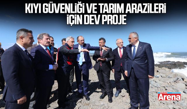 Bafra'da dev proje! Kıyı güvenliği ve tarım arazileri güçlendirilecek