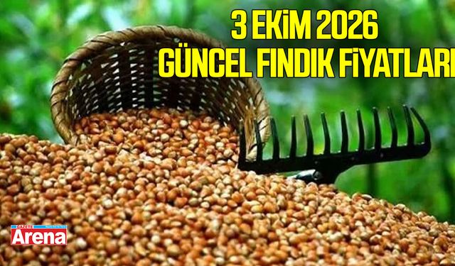 3 Ekim 2026 güncel fındık fiyatları