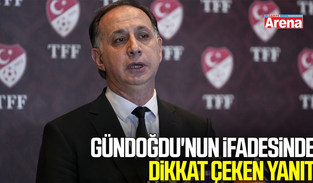 Ferhat Gündoğdu'nun ifadesinde dikkat çeken yanıt