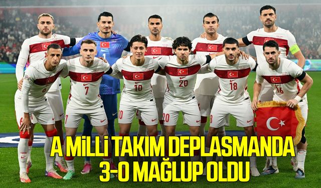 A Milli Takım Belçika deplasmanında 3-0 mağlup oldu