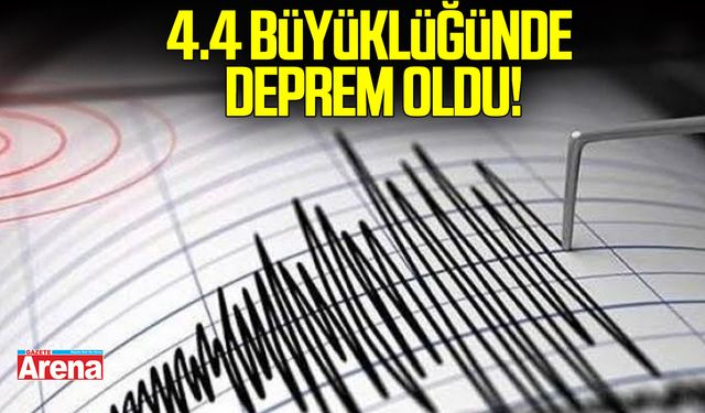 Adana’da 4,4 büyüklüğünde deprem