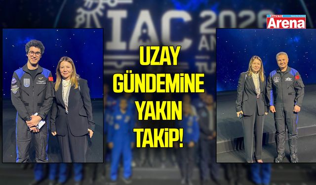 OMÜ’den uzay gündemine yakın takip! Aydın, astronotlarla buluştu