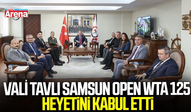 Samsun’da tenis heyecanı için kritik ziyaret