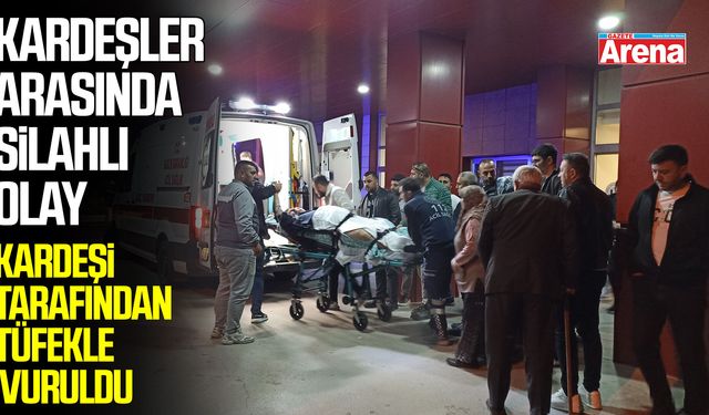 Samsun Havza’da kardeşler arasında silahlı olay