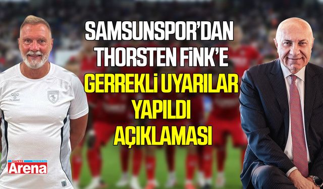 Samsunspor’da Thorsten Fink ile devam kararı!