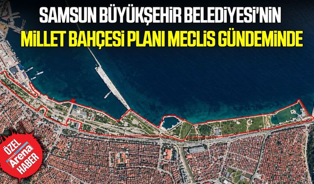 Samsun sahilinde 1,3 milyon metrekarelik plan