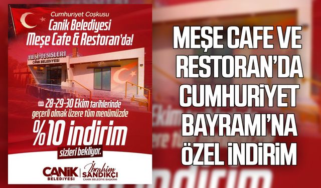 Canik Belediyesi Meşe Tesisleri’nde Cumhuriyet Bayramı’na özel indirim yaptı
