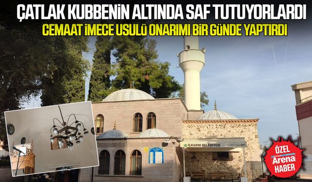 Samsun'da İsa Baba Camii'nin onarımını cemaat yaptırdı
