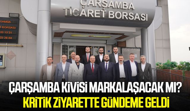 Çarşamba ekonomisi için güç birliği! Fındık ve kivi masada