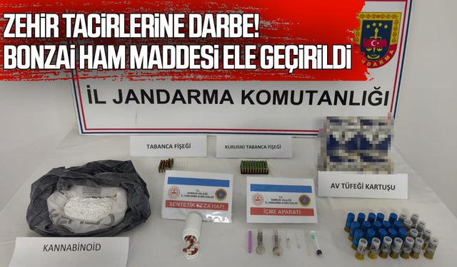 Atakum'da Jandarmadan yasaklı madde operasyonu