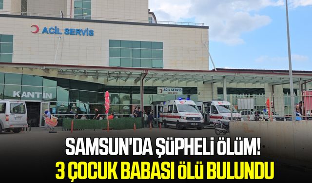 Samsun'da şüpheli ölüm! Arazide ölü bulundu