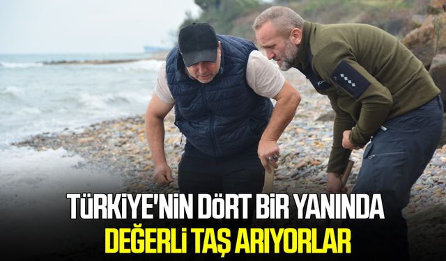 Samsunlu kuzenler Türkiye'nin dört bir yanında değerli taş arıyor