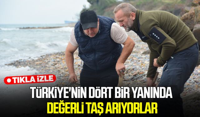 Samsunlu kuzenler Türkiye'nin dört bir yanında değerli taş arıyor